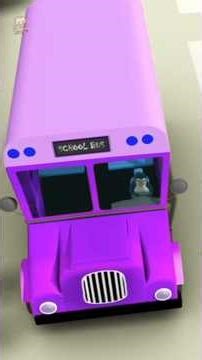 Fun Wheels on the Bus Animation for Children #nurseryrhymes #kidssongs