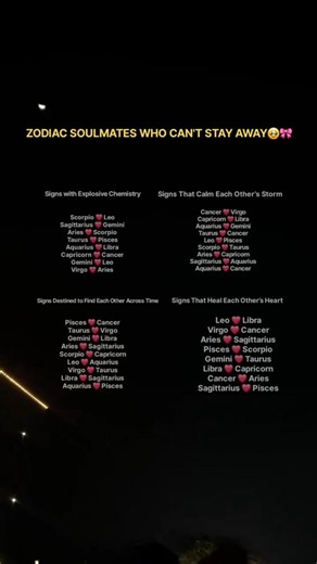 Soulmate Signs That Are Written In The Stars 🌟💑When These Zodiac Signs Meet… Magic Happens ✨💘