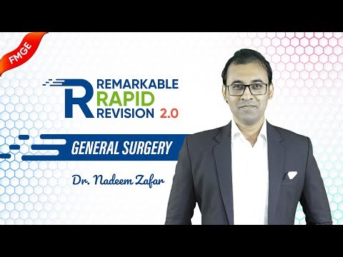 Remarkable Rapid Revision 2.0 — General Surgery 🚀 Dr Nadeem | High-Yield FMGE Jan 2026