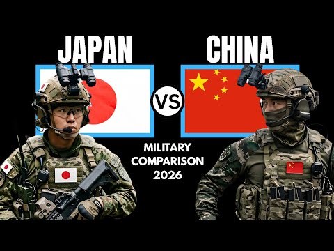 Japan vs China Military Power Comparison 2026 | China vs Japan Military Power 2026