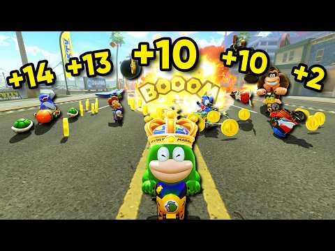 I found a stupid strategy to gain VR in Mario Kart World...