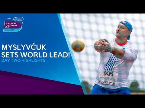 World Lead & Late Drama 💥 Day Two Highlights | European Throwing Cup Nicosia 2026