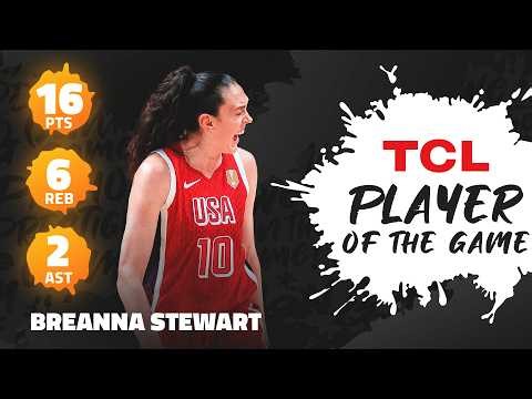 Breanna Stewart (16 PTS) STEPS UP vs. Spain! | TCL Player Of The Game | FIBA Women's World Cup 2026