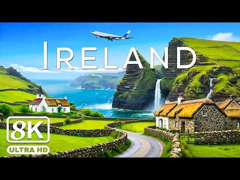 Ireland 8K ULTRA HD | Stunning Cliffs of Moher & Emerald Landscapes - 8K RELAXATION