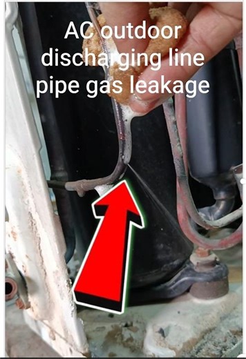#GasLeakFix #OutdoorUnit #ACService #CoolingProblem #ACRepairQatar #HVACRepair#RepairGuide #Shorts