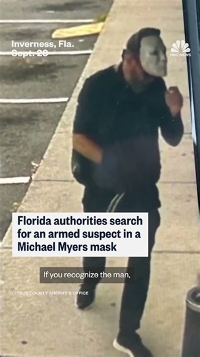Florida police seek armed suspect in Michael Myers mask