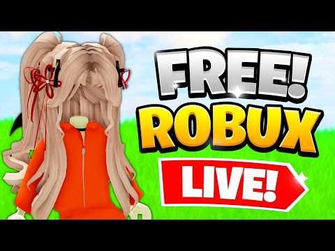 🔴 Giving Away 100,000 ROBUX LIVE to Viewers! (Roblox Free Robux Giveaway)