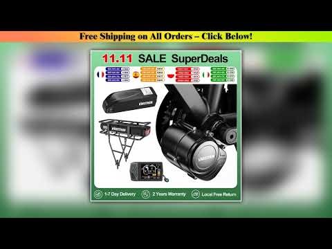 Tongsheng TSDZ2B TSDZ8 Ebike kit 36V 48V 250W 750W Engine Torque Sensor Mid Motor With eboat