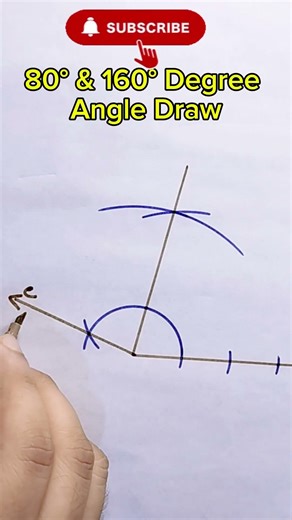 80° & 160° Degree Angle without Protractor