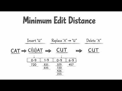 Minimum Edit Distance 