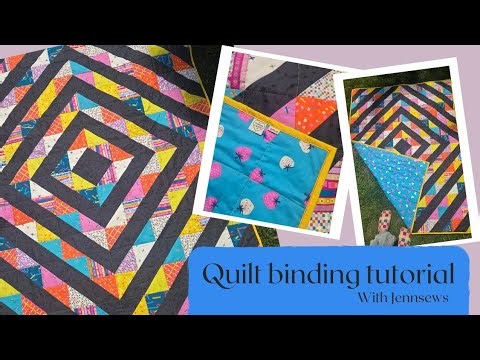 Full Quilt binding tutorial - beginner friendly quilting