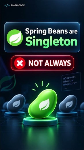 Are Spring Beans REALLY Singleton? 🤯 | Spring Boot Interview Question #springplatform #springboot