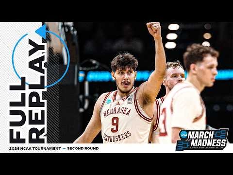 Nebraska vs. Vanderbilt: 2026 NCAA men's second round | FULL REPLAY
