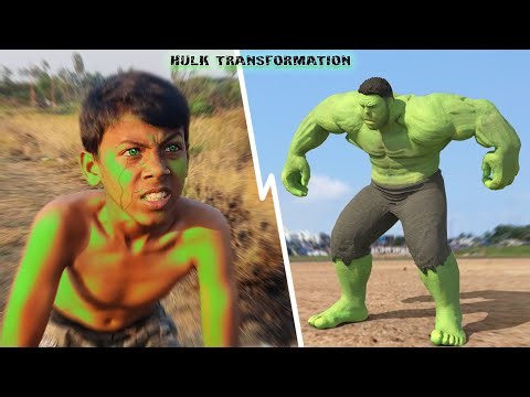 ALL GREEN HOLLYWOOD HULK TRANSFORMATION IN REAL LIFE #1 | #newyearspecial #hulk #hulktransformation