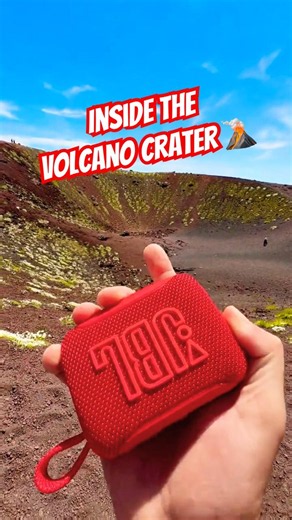 JBL Go 5 in a Volcano Crater 🌋