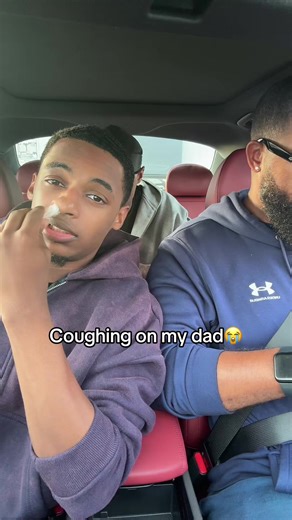 Couphing on my dad😭@travelle_williams | Dads Of TikTok