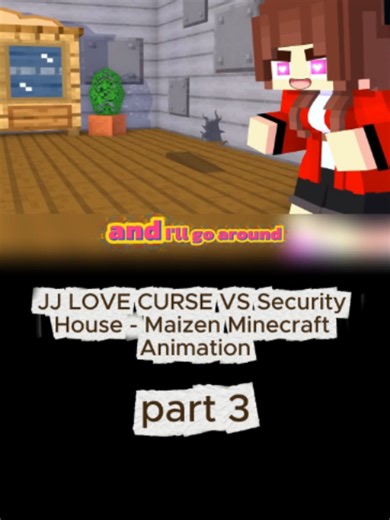 JJ LOVE CURSE VS Security House - Maizen Minecraft Animation #Minecraft #Maizen #JJ #Mikey #MinecraftAnimation