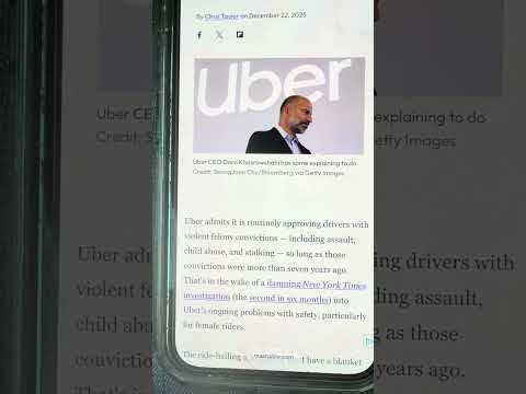#Uber allowed violent felons in 22 States to drive and passengers in 50 States. #ResignDara