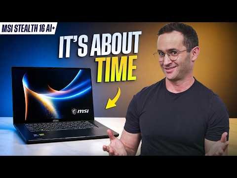MSI Finally Made a Great Laptop