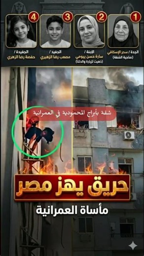 حريق العمرانية.. ماذا كشفت التحقيقات؟| القصة الكاملة