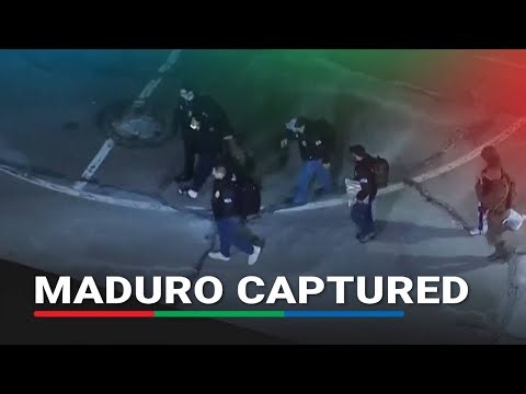 Maduro at Manhattan heliport after being captured by U.S. forces | ABS-CBN News