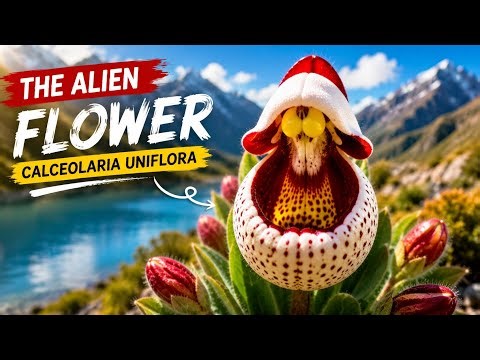 Calceolaria Uniflora—The Real Alien Flower #flowers