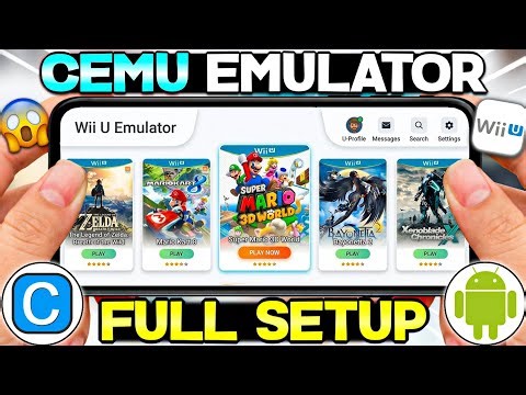 🔥 Play Wii U Games On Android - New Cemu Emulator V0.4 Update | Complete Setup & Best Settings 2026