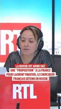 Moscou dit avoir fait une "proposition" à Paris pour Laurent Vinatier