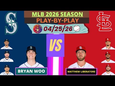 St. Louis Cardinals vs. Seattle Mariners LIVE 3D MODE | Radio-Style Play-by-Play