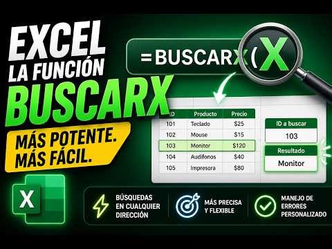BUSCARX en Excel: Guía Completa con Ejemplos Prácticos