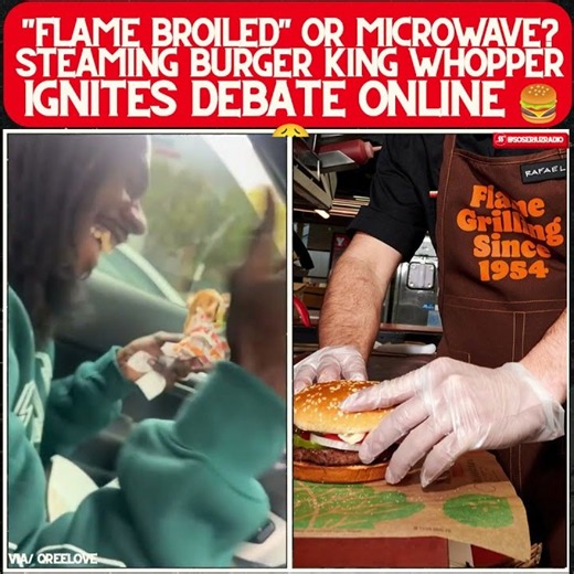 HE DIDN'T EXPECT BURGER KING'S WHOPPER TO BE THIS FRESH! 🍔 #burgerking #foodtok