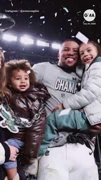 Police are investigating an alleged burglary at the home of Eagles running back Saquon Barkley