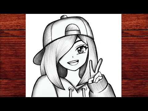 How to Draw a Beautiful Anime Girl Step by Step | Easy Pencil Sketch Tutorial for Beginners
