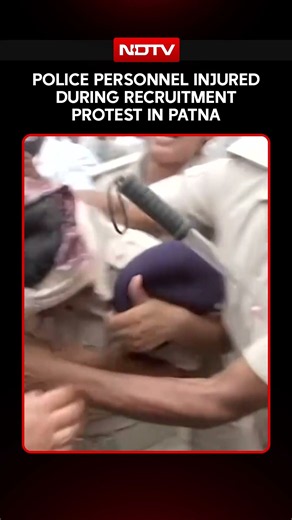 Bihar News | Police Personnel Injured Amid Tense Confrontation At Recruitment Protest In Patna