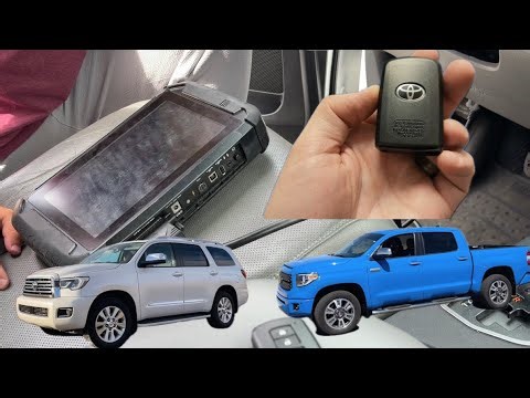 Toyota key fob programming procedure, obd2 computer needed 