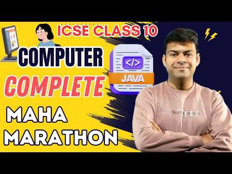 💻 ICSE Class 10 Java Marathon 2026 | Most Important Programs 💯