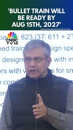 India’s first bullet train to run from August 15, 2027 on Surat-Bilimora stretch: Ashwini Vaishnaw