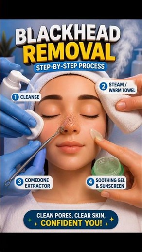 Blackhead Removal Process Explained 😱 | Dermatologist Extraction in 3D Animation