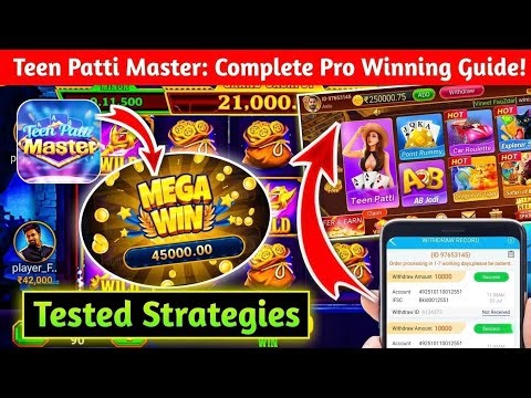 Teen Patti Master Game में ₹100,000 का Withdrawal कर लिया 😱 | Teen Patti Master New Version Download