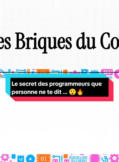 Le secret des programmeurs que personne ne te dit … 😲🔥 ==================================================== Cette source pédagogique explique les fondements de l'algorithmique en se concentrant sur la distinction essentielle entre les variables et les constantes. L'auteur illustre ces concepts à travers des exemples concrets, comme la gestion des revenus d'un serveur ou le suivi des notes d'un étudiant. Le texte détaille les cinq types de données principaux : les entiers, les réels, les caract