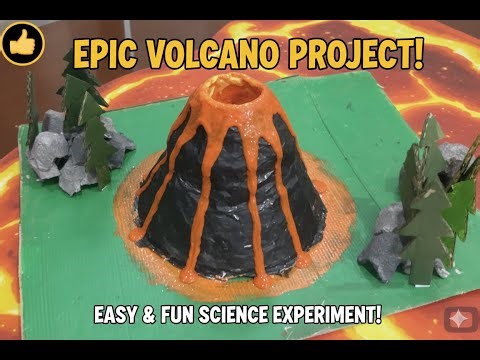 Volcano Science Project🌋 | Easy Working Model🌋 | Experiment🌋 🌋 🌋