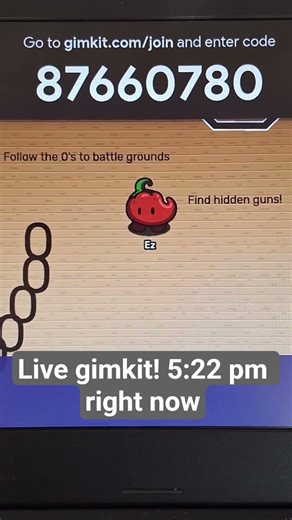 Live gimkit right now!!!
