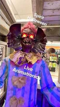 SPIRIT HALLOWEEN LIVE ANIMATRONICS CRACKLES CLOWN & MORE #animatronics #spirithalloween2026