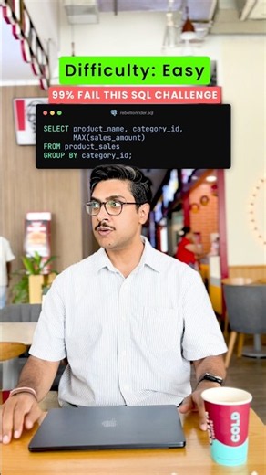 The SQL Challenge You're Probably Failing #sql #coding #tutorial