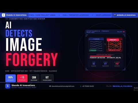 How AI Detects Fake Handwriting with 99% Accuracy! 🤯 |EfficientNet + Transformer | Student Projetcs