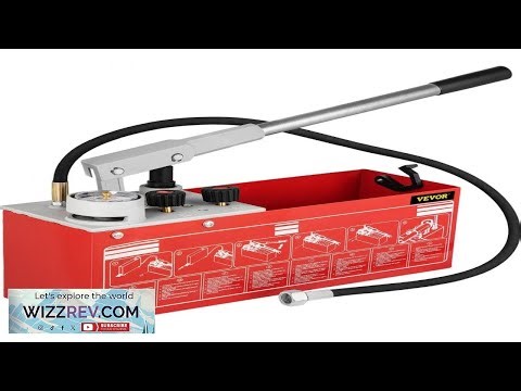 VEVOR Hydrostatic Pressure Test Pump Test Up to 25 bar 2.5 MPa 3.2