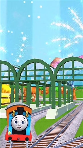 Toy Train vs Big Bridge! 🚂 Bridge Crossing Adventure #shorts #ytshorts #trundletoys