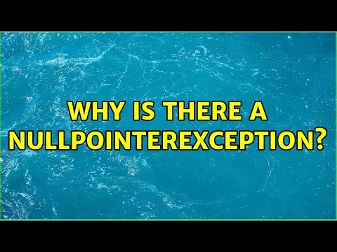 Why is there a NullPointerException? (3 Solutions!!)