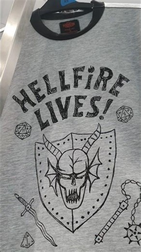 Hellfire Lives!!!! New Stranger Things Shirt In @primark