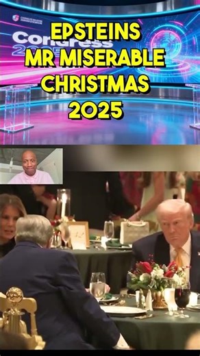 EPSTEIN'S MISERABLE MATE & MELANIA TRUMP CHRISTMAS PARTY